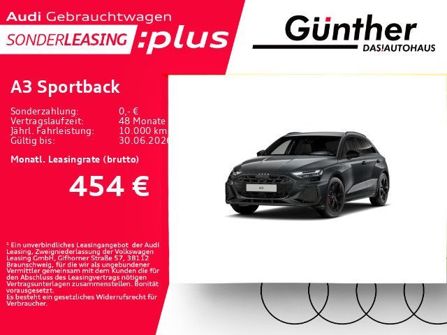 Audi A3 Sportback 45 TFSIe S LINE+WINTERRÄD+AHK+SONOS Leasing