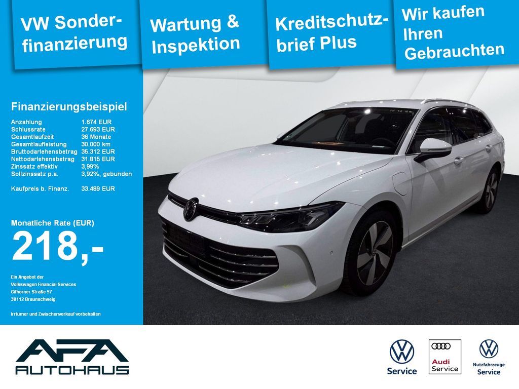 Volkswagen Passat Var. 1.5 eHybrid Business DSG AHK*NAV*RFK Leasing