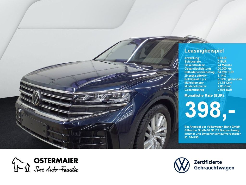 Volkswagen Touareg ELEGANCE 3.0TDI 231PS NP.92T ACC.AHK.LUF Leasing