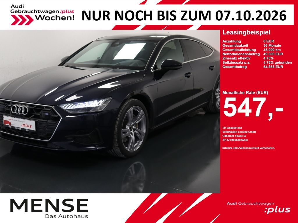Audi A7 Sportback 45 TDI quattro S tronic Matrix|AHK Leasing
