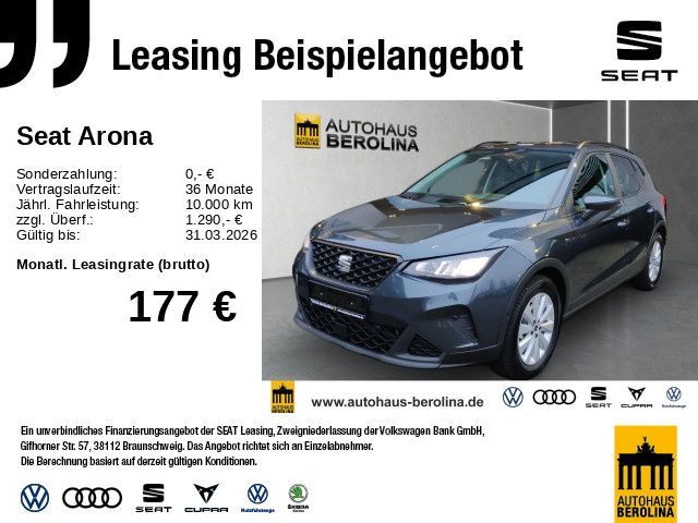 Seat Arona 1.0 TSI Road Edition DSG *NAV*Vision+* Leasing