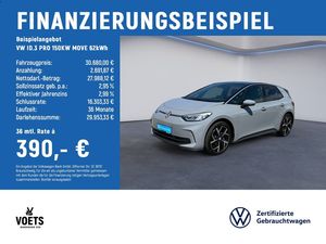 Volkswagen ID.3 PRO 150KW MOVE 62kWh LED+NAVI+KAM+ACC+KESSY