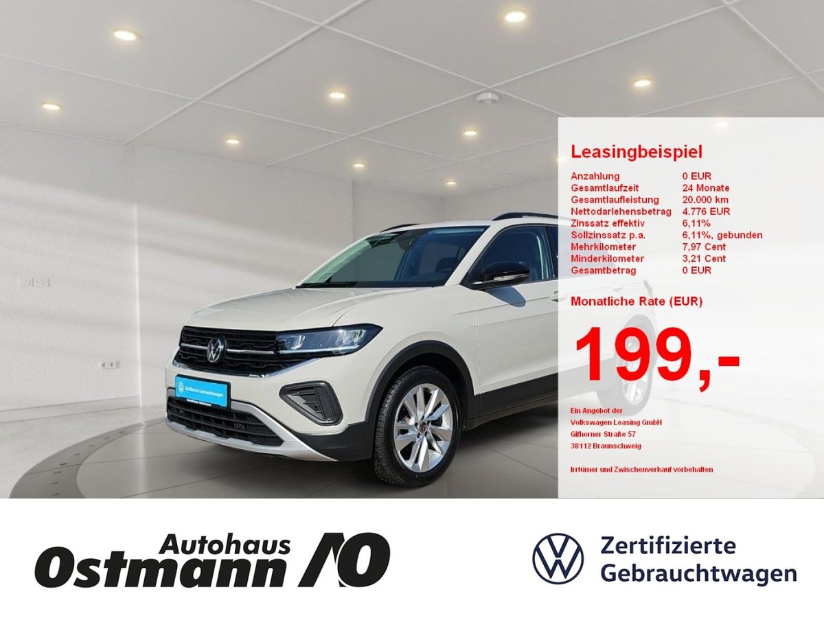 Volkswagen T-Cross 1.0 TSI Goal LED SHZ APP-Connect Leasing