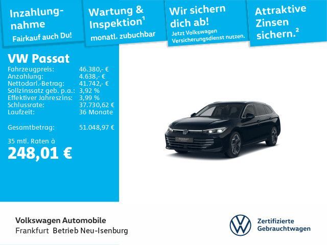Volkswagen Passat Variant 1.5 TSI eHybrid Navi AHK IQ.LIGHT Leasing