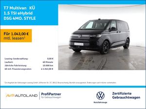 Volkswagen T7 Multivan KÜ 1.5 TSI eHybrid DSG 4MO. STYLE Leasing