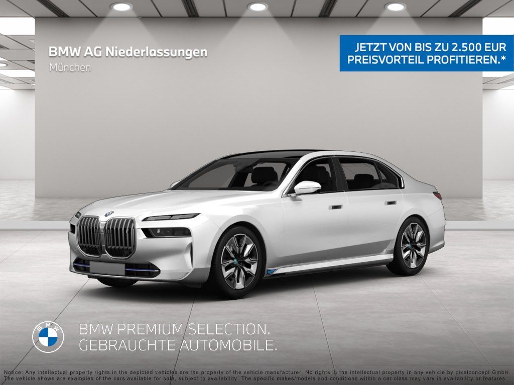 BMW i7 M70 xDrive Limousine Massage LiveCockpitProf Leasing
