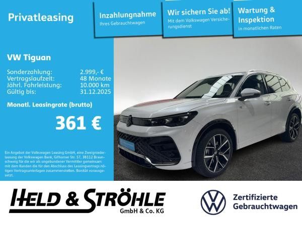 Volkswagen Tiguan R-Line 2.0 TDI DSG 4M AHK PANO 360°KAM Leasing