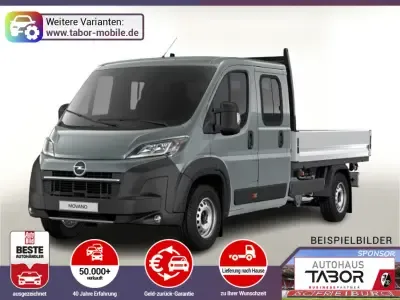 Opel Movano Pritsche DoKa 35+ L3 AHK NSW AppleC Kam Leasing