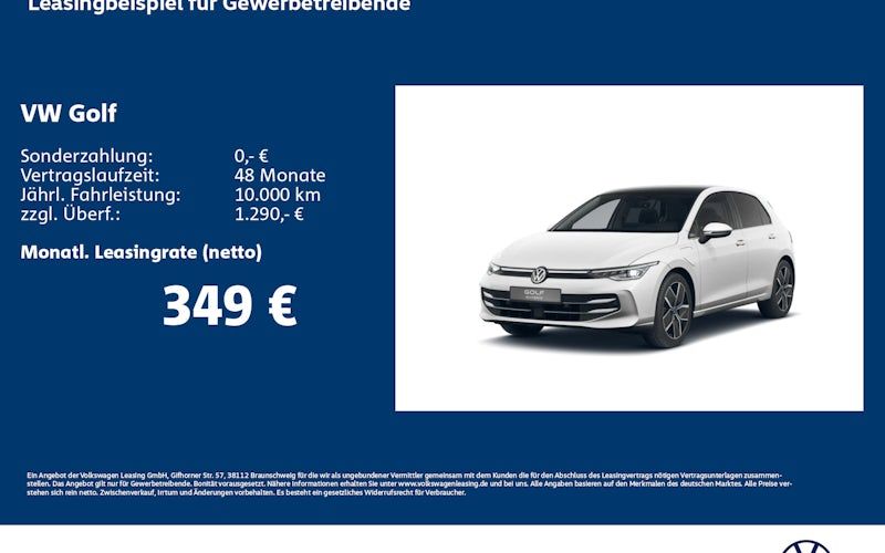 Volkswagen Golf 1.5 EHybrid OPF 110kW DSG Style 5dr Auto kaufen