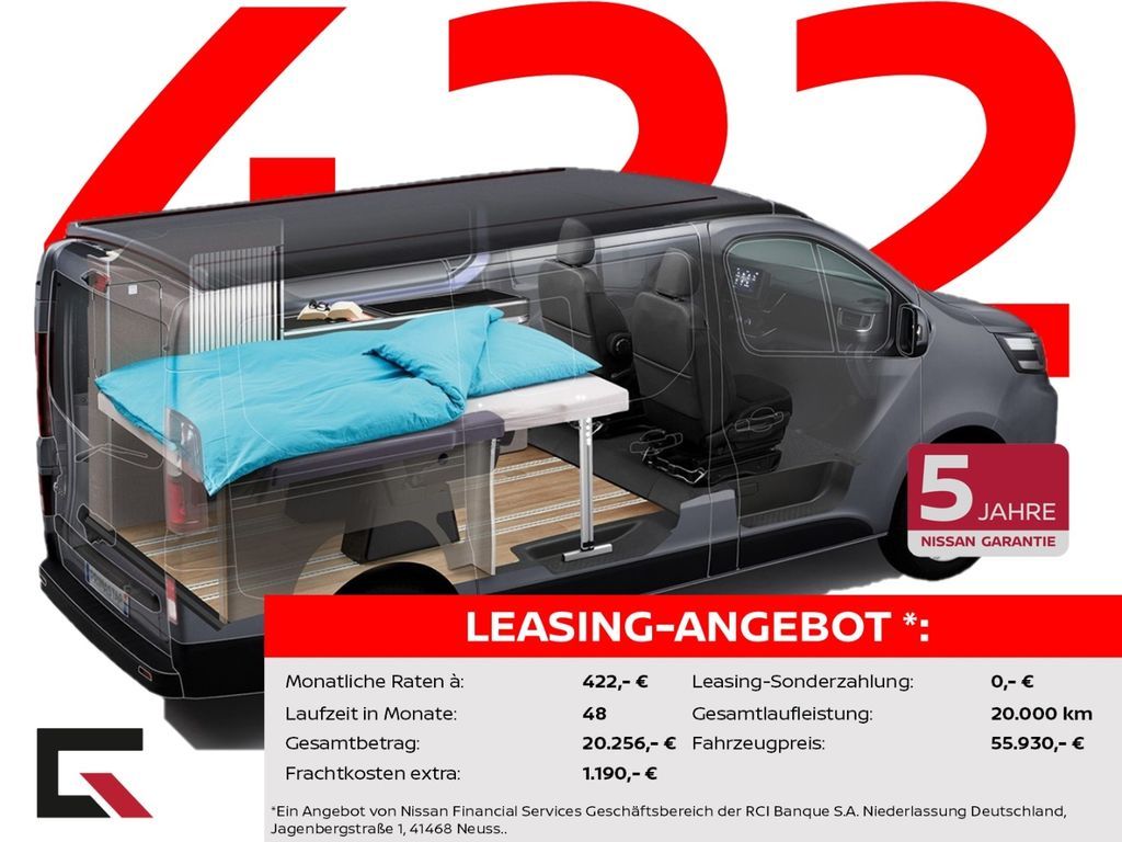 Nissan Primastar SEASIDE Revotion/Dethleffs dCi170 DCT Leasing