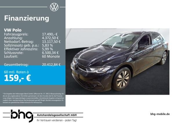 Volkswagen Polo 1,0 l TSI OPF GOAL ACC TravelAssist Navi connect Climatronic LED Nebel Ambi Leasing