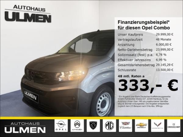 Opel Combo Sofort Verfügbar ELEKTRO Cargo Klima el.SP eFH BC LED Rückfahrkam. Temp PDCv+h Freisprech BT Spieg. Leasing