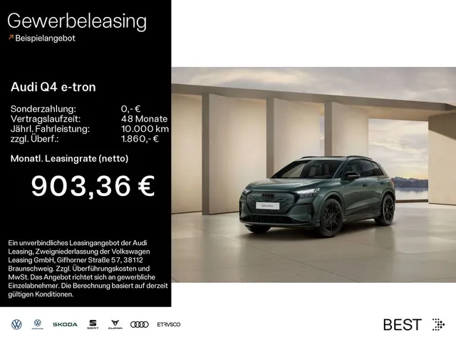 Audi Q4 SUV e-tron quattro performance 2 50 kW