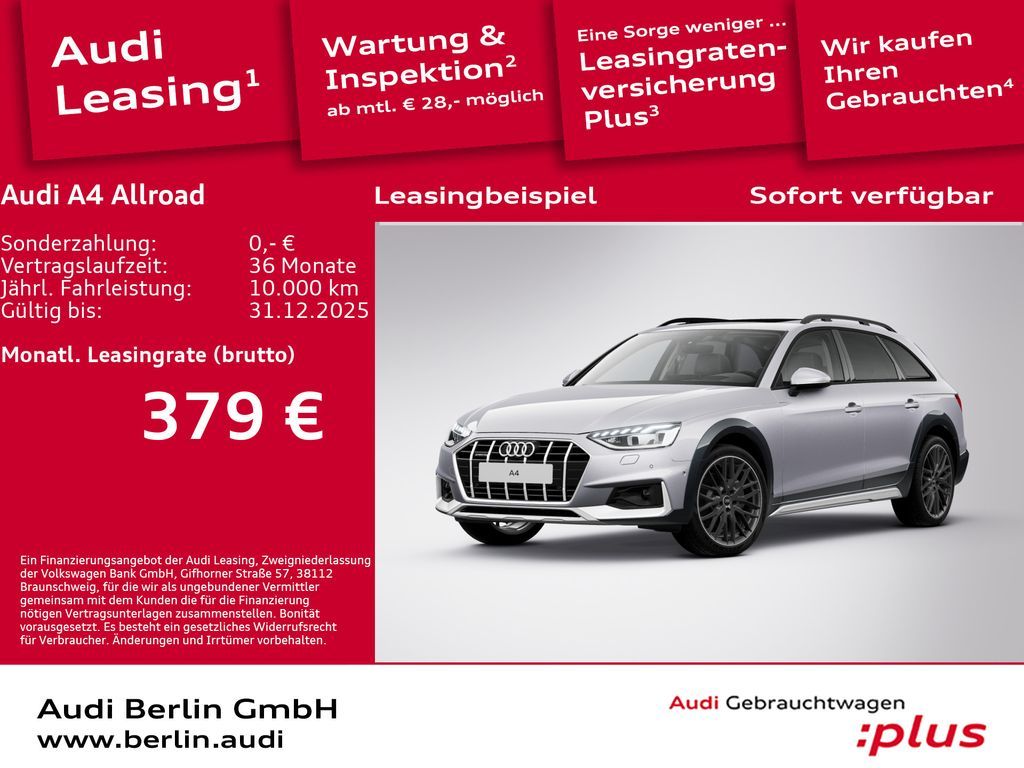 Audi A4 allroad quattro 40 TDI S tronic Leasing
