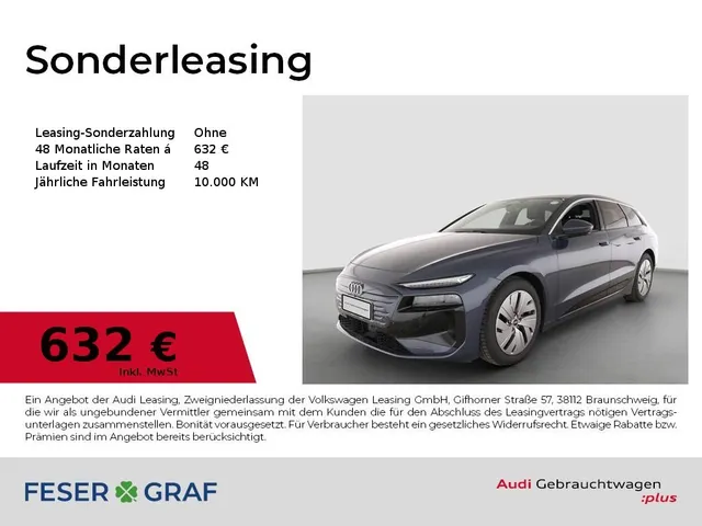 Audi A6 e-tron Avant AHK CarPlay Matrix Tech pro 360°