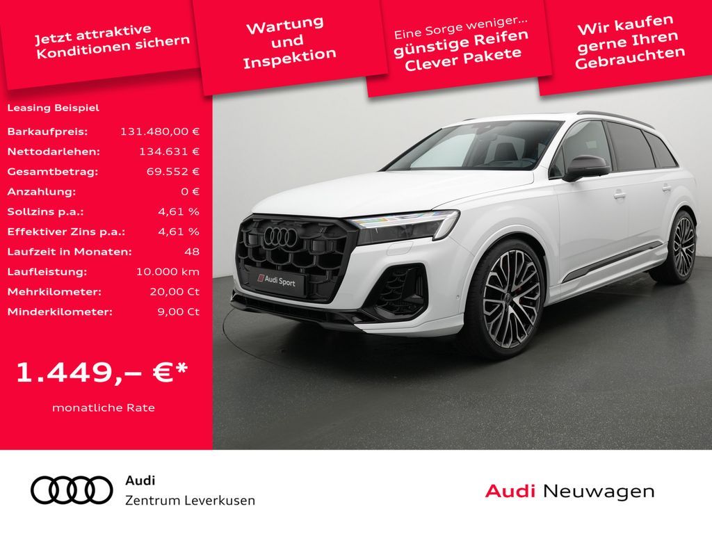 Audi SQ7 B&O STANDHZ CARBON AHK LASER KAM360° PANO Leasing