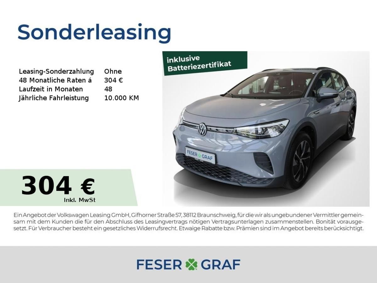 Volkswagen ID.4 Pure ACC Alu 19 CarPlay Navi RüKa Sitzh. Leasing