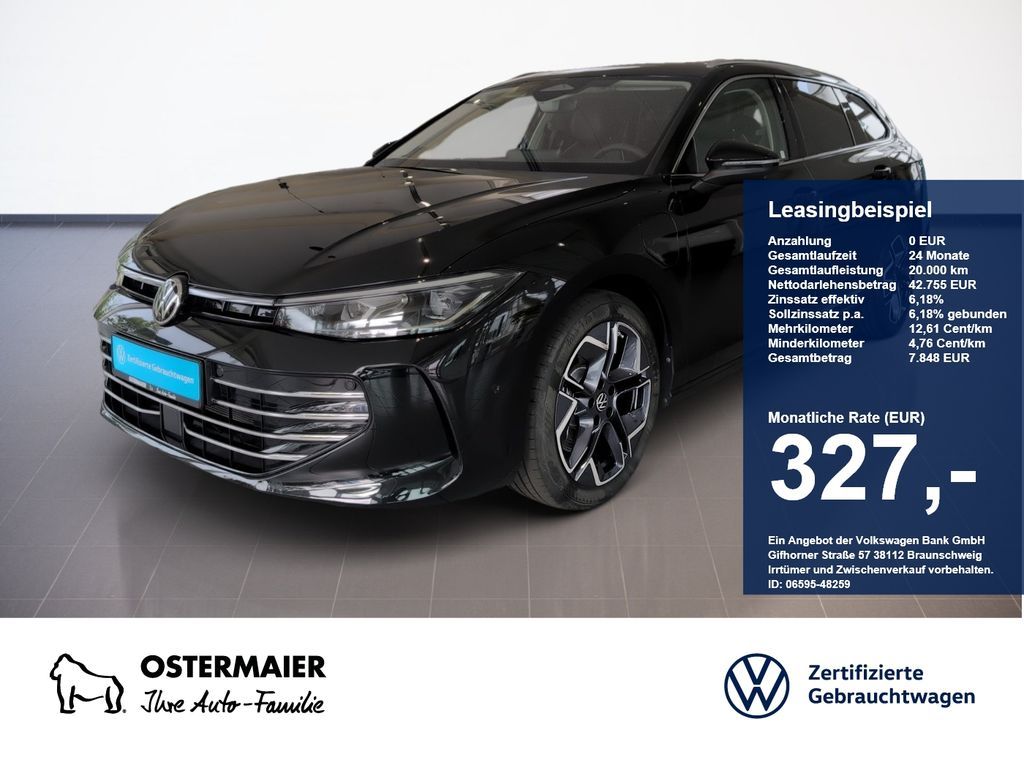 Volkswagen Passat Variant ELEGANCE 1.5eTSI 177PS DSG HYBRID Leasing
