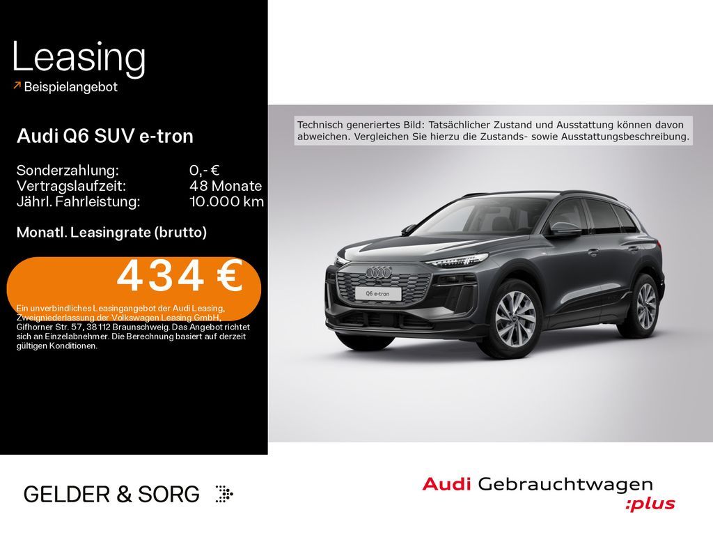 Audi Q6 SUV e-tron S line 0,25%*LED*Sound*Virtual* Leasing