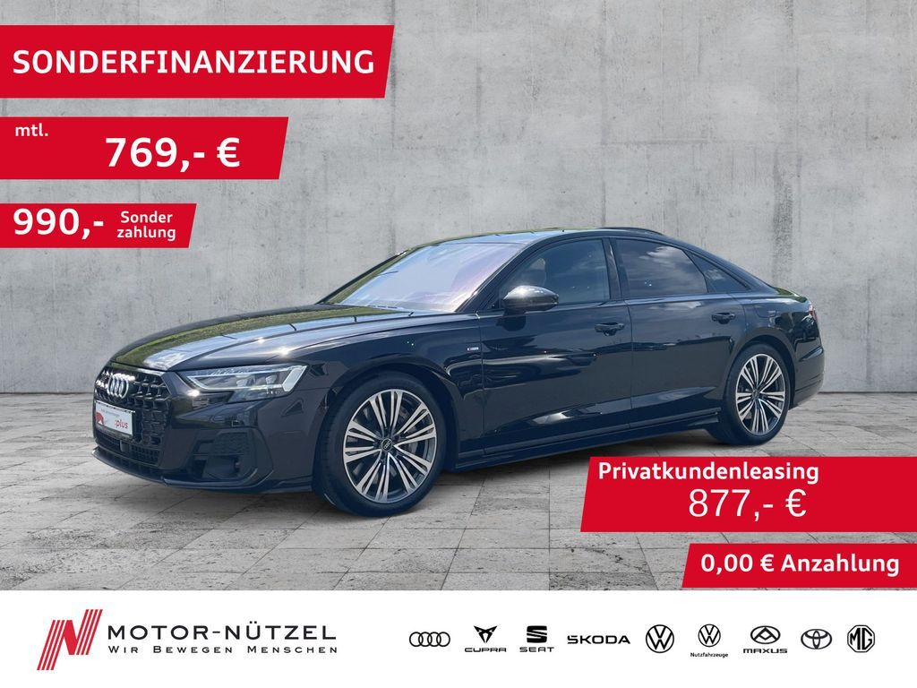 Audi A8 60 TFSI e S-LINE MATRIX+NAVI+ACC+SHZ+PDC+PANO Leasing
