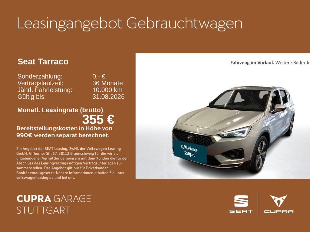 Seat Tarraco 1.4 e-HYBRID DSG Leasing