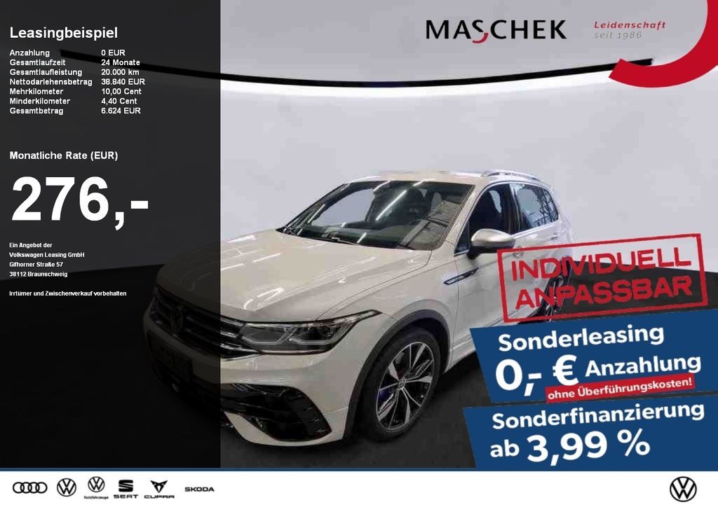 Volkswagen Tiguan R 2.0 TSI Sonderleasing Cargo DCC Matrix Leasing