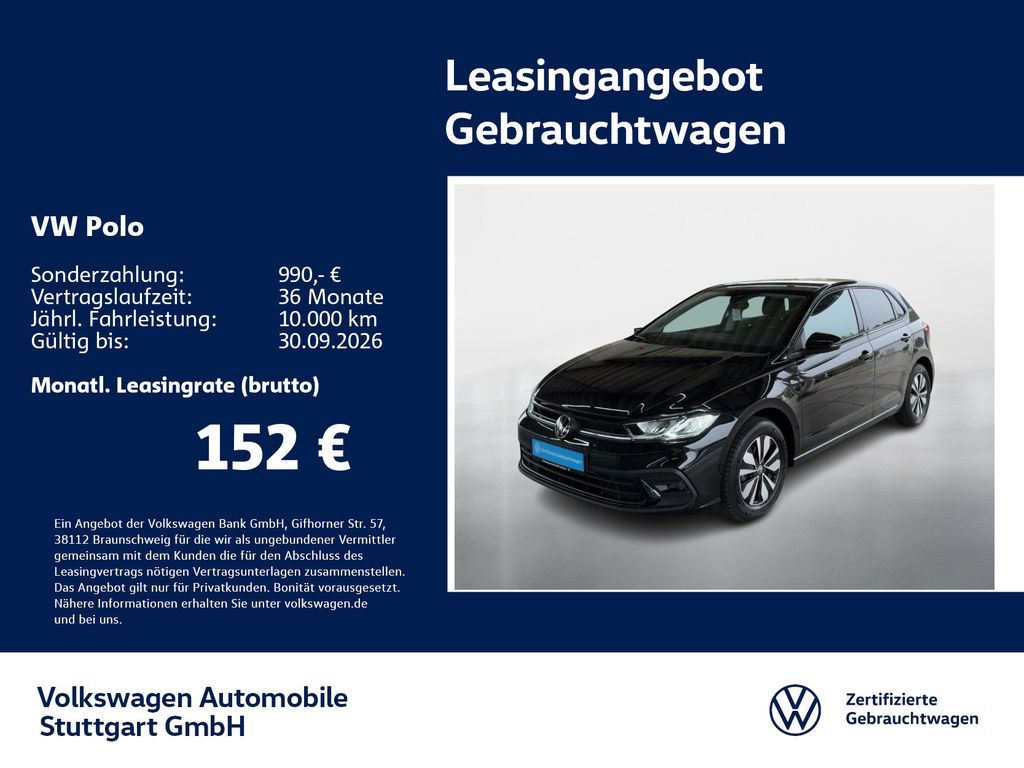 Volkswagen Polo Goal 1.0 TSI Navi ACC LED PDC SHZ Leasing