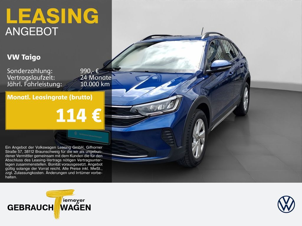 Volkswagen Taigo 1.0 TSI LIFE LED AHK APP-CON SITZHZ Leasing