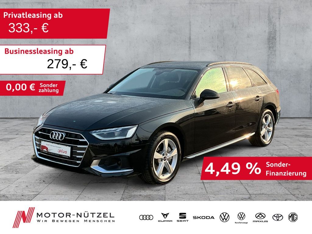 Audi A4 Avant 40 TFSI S-TR ADVANCED LED+NAVI+PDC+GRA Leasing