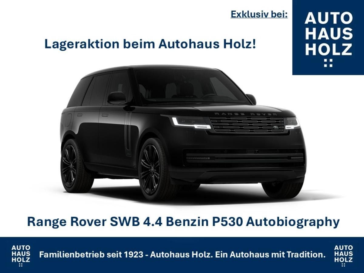 Land Rover Range Rover SWB P530 AUTOBIOGRAPHY - STANDHEIZ - 23 ZOLL BLACK - AHK - SHADOW-PACKET Leasing