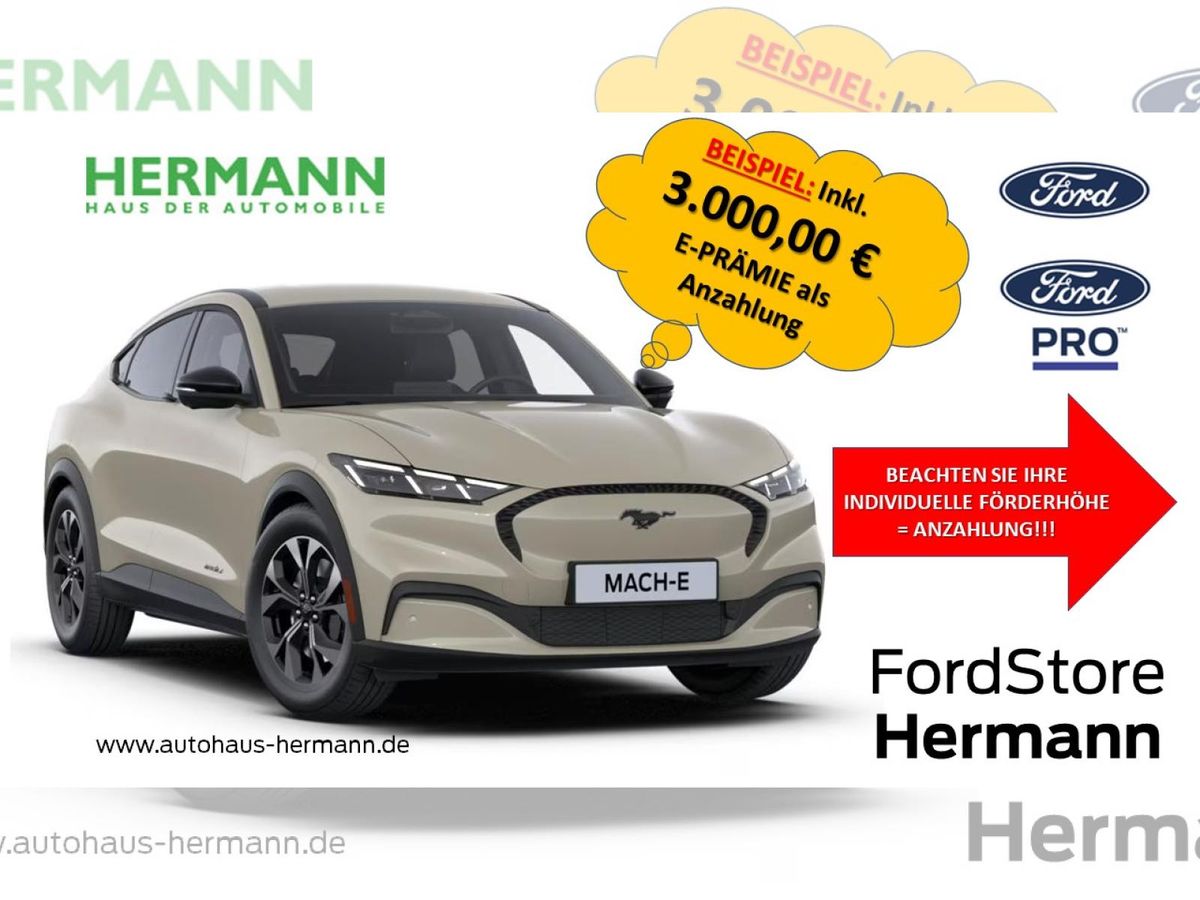 Ford Mustang Mach-E Std. Range*ACC*TWA*LED*WÄRMEPUMPE*SYNC Leasing
