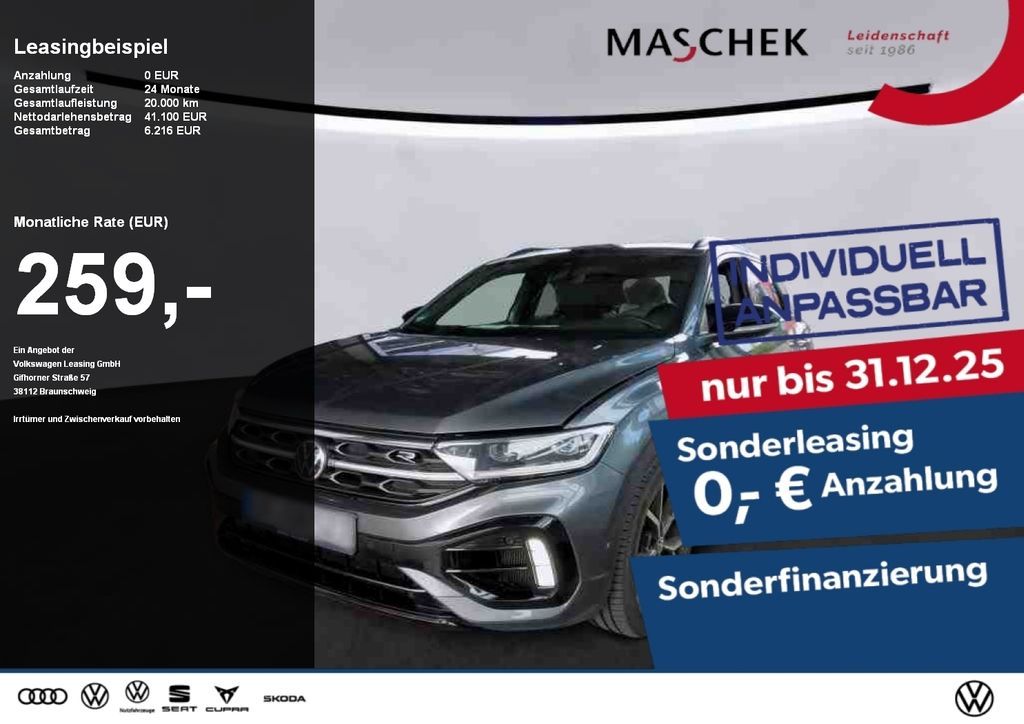 Volkswagen T-Roc R *AKRAPOVIC* Pano AHK DCC *Beats* Leasing
