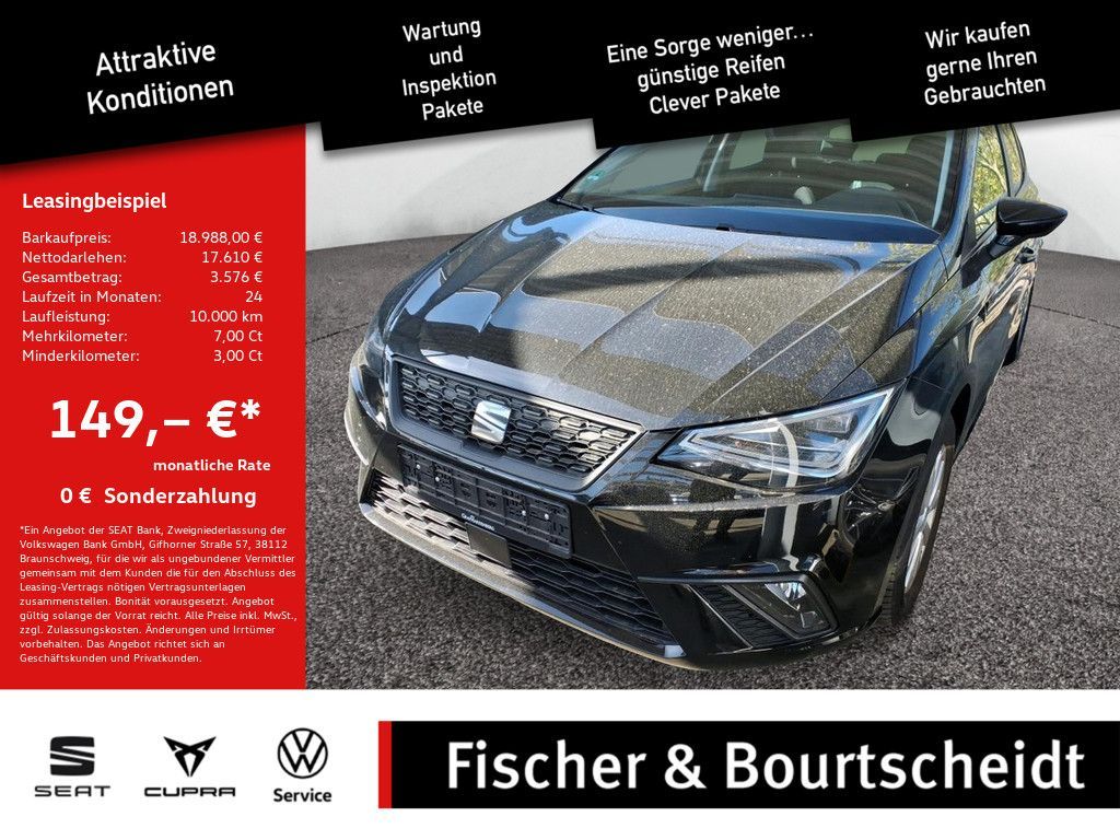 Seat Ibiza 1.0 TSI Style Edition SHZ ACC FACEL. LED Leasing