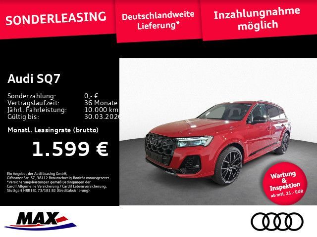 Audi SQ7 SUV TFSI AHK+HUD+7-SITZE+PANO+MEMORY+STHZG Leasing