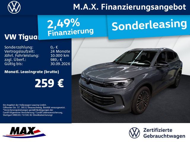 Volkswagen Tiguan 2.0 TDI DSG GOAL IQ LIGHT+360°+AHK+HUD+AC Leasing