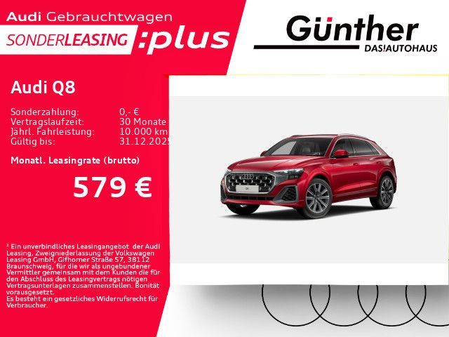 Audi Q8 55 TFSI S LINE QUATTRO+WINTERRÄDE+SITZBELÜFTU Leasing