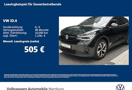Volkswagen Id4 Pro 79 KWh 210 KW Pro 5dr