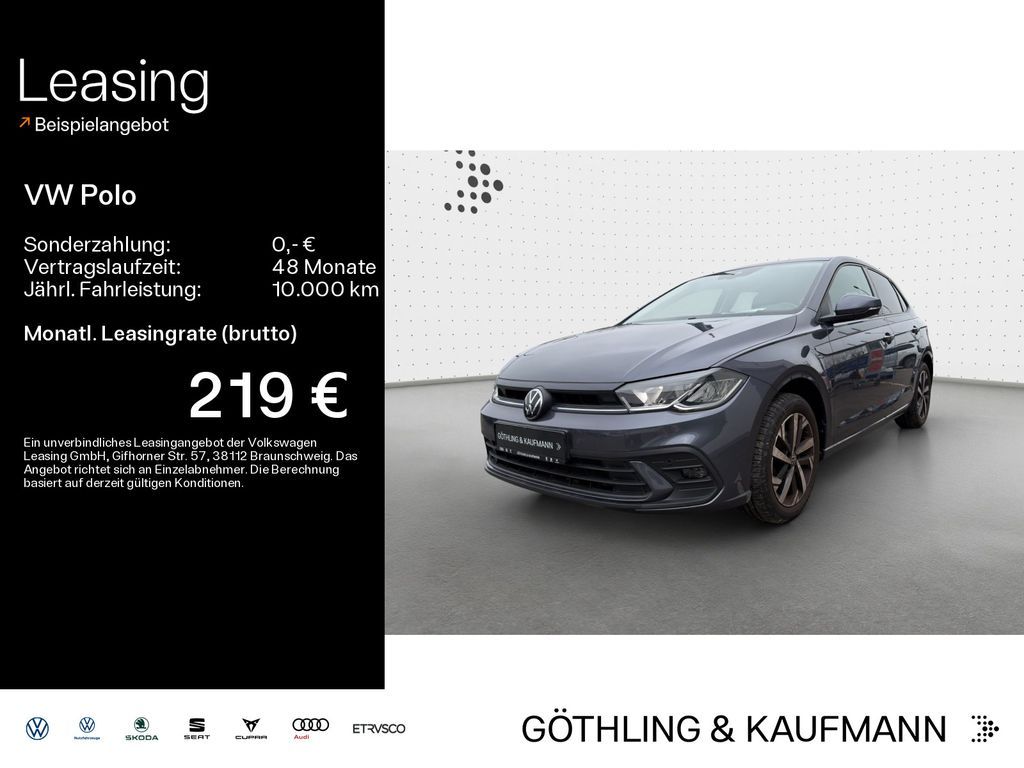 Volkswagen Polo Life 1.0 TSI *AHK*NAVI*PANO*LED*SHZ*PDC Leasing