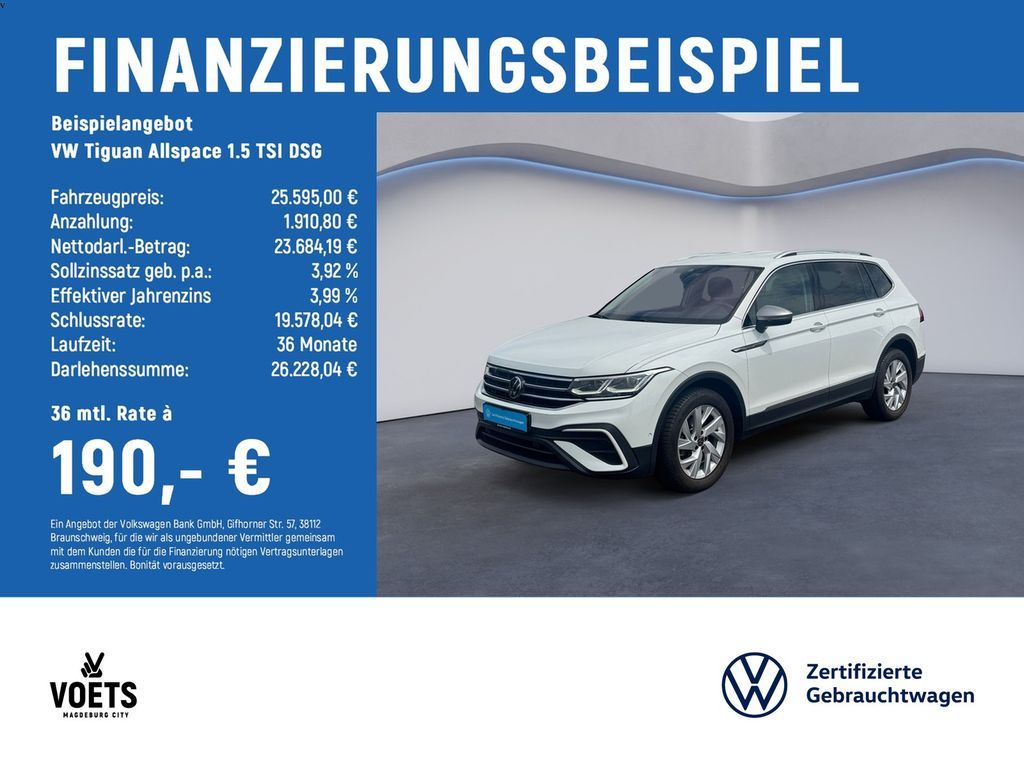 Volkswagen Tiguan Allspace 1.5 TSI DSG Life MATRIX-LED+NAVI Leasing