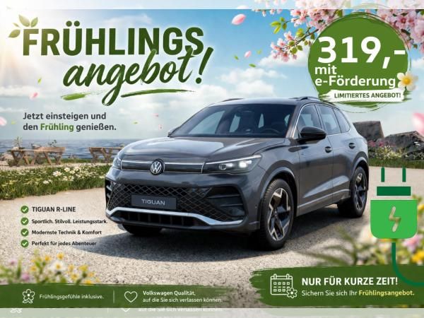 Volkswagen Tiguan 🚀1.5L R-Line-🐰P H E V🌷3 Zone ⭐Massage! SHZ 🚗uvm Leasing