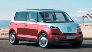 Konzeptfahrzeug: Elektroauto VW Bulli. Bildquelle: VW AG