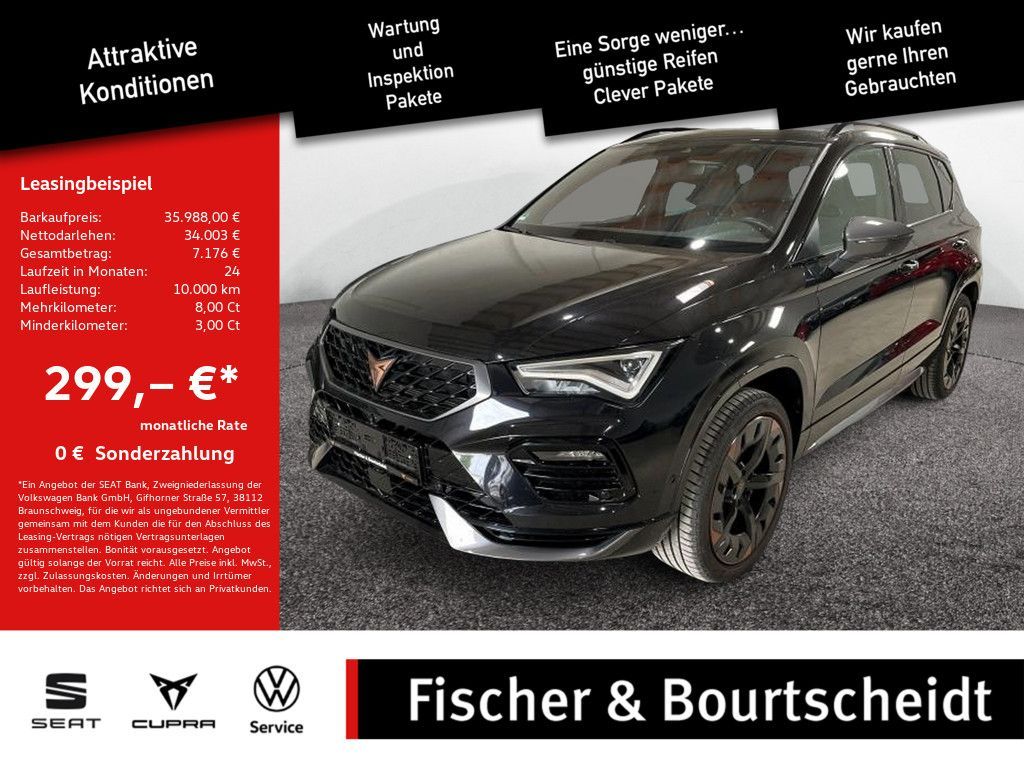 Cupra Ateca TSI VZ 4Drive DCC KAMERA ACC LED PANO 360° Leasing