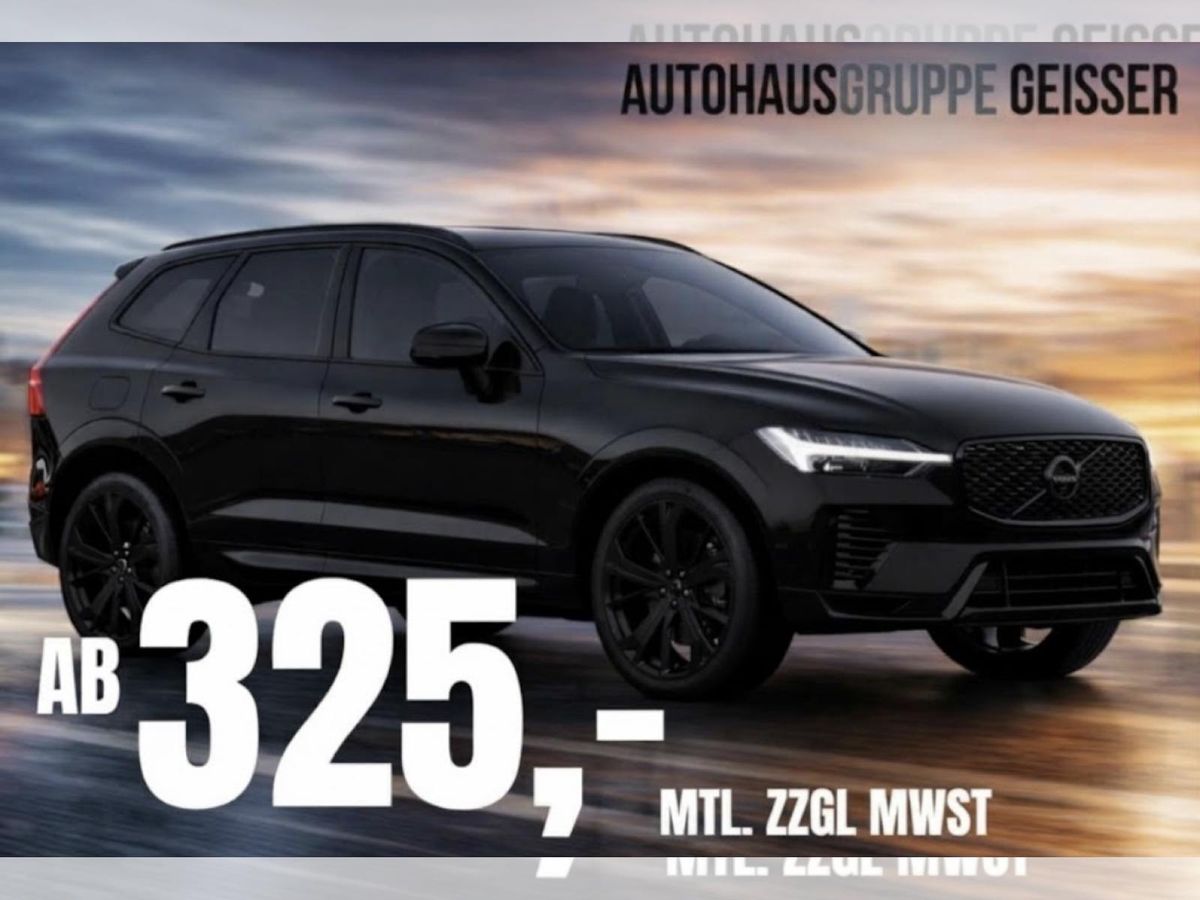 Volvo XC60 T8 Plug-in AWD ULTRA Black Edition Auto Leasing