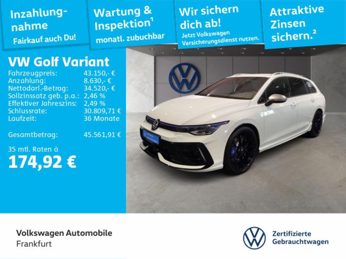 Volkswagen Golf VIII Variant 2.0 TSI DSG R 4Motion Navi AHK IQ.LIGHT - LED-Matrix-Scheinwerfer Sprachassistent Leasing