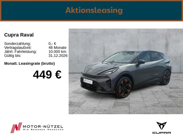 Cupra Raval Endurance Edition Dynamic Plus Plasma