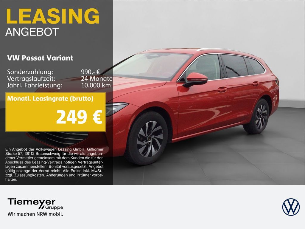 Volkswagen Passat Variant 2.0 TDI DSG BUSINESS ST.HEIZ NAVI Leasing