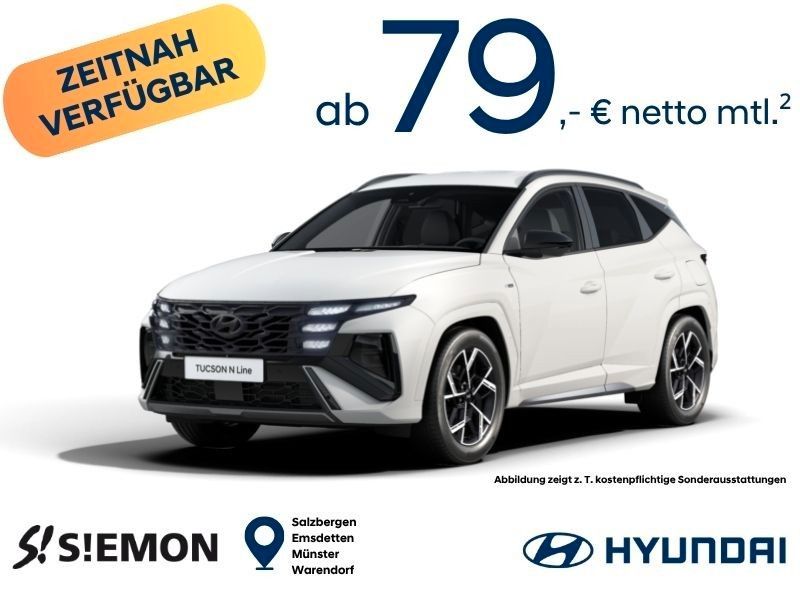 Hyundai TUCSON N-Line 1.6 T-GDI 150 PS zeitnah verfügbar Leasing
