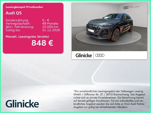 Audi Q5 SUV e-hybrid qu. S line Matrix LED AHK 360°