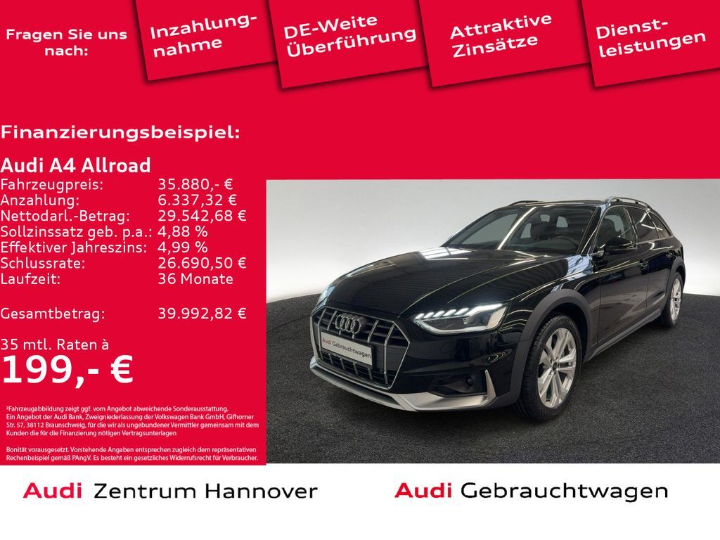 Audi A4 allroad 40 TDI quattro AHK LED Kamera Navi Te Leasing