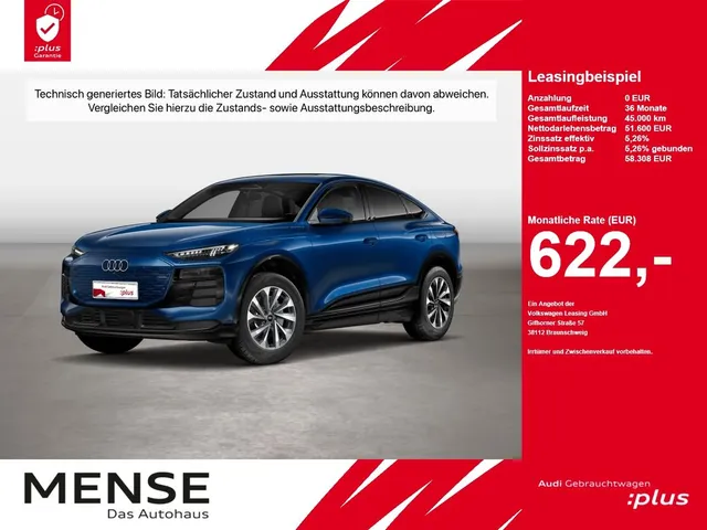 Audi Q6 Sportback e-tron 185KW AHK Pano Standhzg ACC